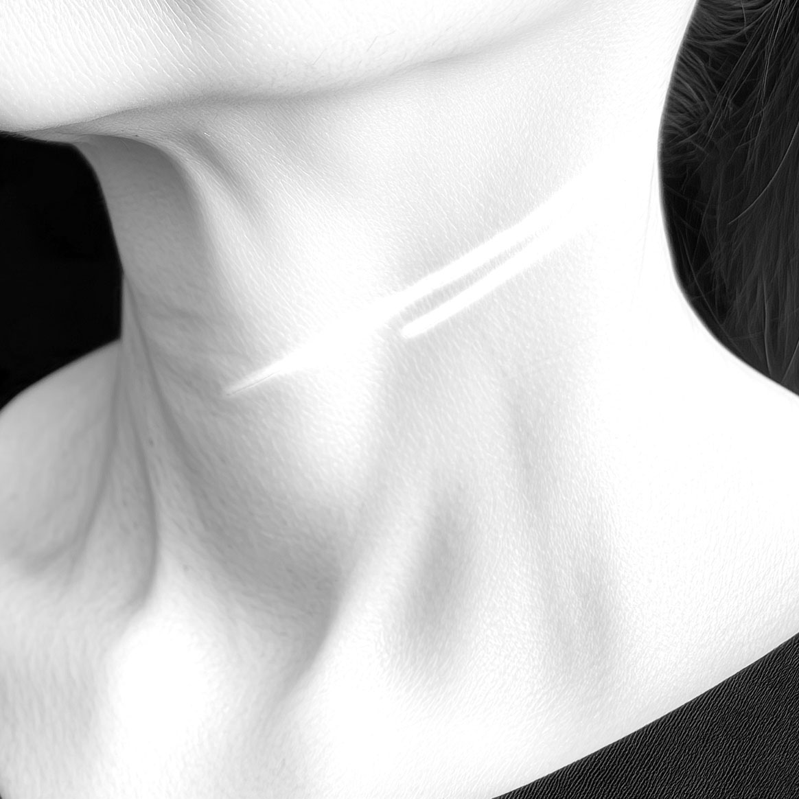 neck mark